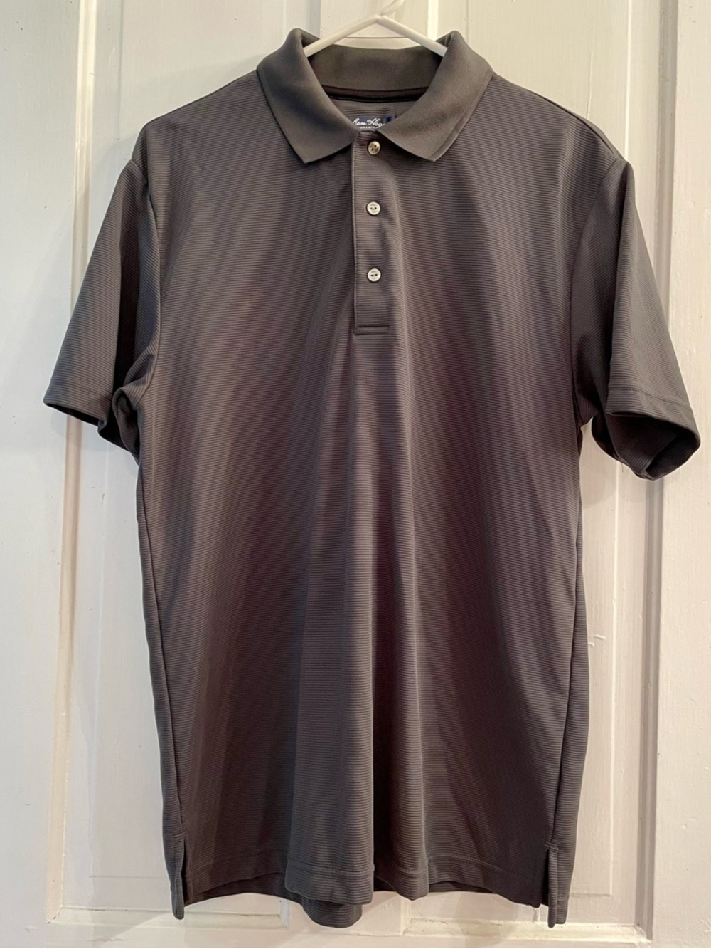 Ben Hogan Performance Dark Grey Polo Shirt - Short Sleeve - Men’s Medium